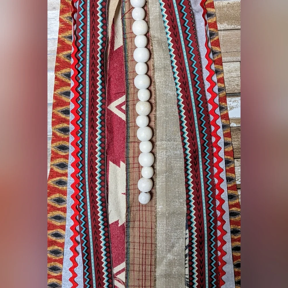 New Handcrafted Shabby Chic Americana Wall Hanging - Picture 5 of 7